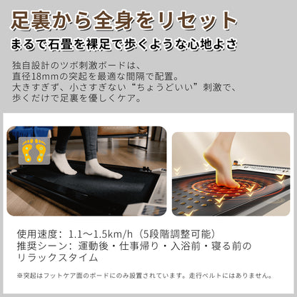 AKLUER 520 ルームランナー ウォーキングマシン 家庭用 自走式 自宅 傾斜 静音 折りたたみ ランニングマシン コンパクト トレッドミル 電動 薄型 省スペース 室内ウォーキング 有酸素運動 ダイエット 器具 マシーン 組立不要 軽量 リモコン付き